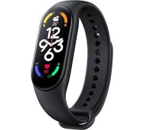 Xiaomi Mi Smart Band 7 1,62 collu AMOLED displejs Fitnesa aktivitāšu sekotājs, SpO2 miega un pulsa monitorings, 110+ treniņu režīmi, 14 dienu akumulatora darbības laiks, 5ATM ūdensizturīgs, melns