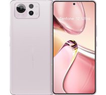 ASUS Zenfone 12 Ultra, ES oficiālais, Sakura White, 16 GB RAM, 512 GB atmiņa, Snapdragon 8 Gen Elite, 6,78 collu AMOLED 144 Hz, 50 MP Gimbal kamera