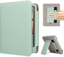 RSAquar Hülle für 7-Zoll Kindle Colorsoft Signature Edition und All-New Kindle Paperwhite (2024 Release), Vollschutz-Hülle mit Auto Sleep/Wake, Handriemen und faltbarem Ständer - Agave Grün