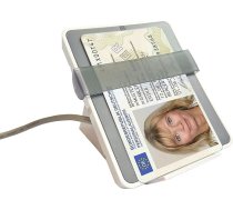 IDENTIV uTrust 3700 F NPA USB 2.0 NFC RFID karšu lasītājs ar statīvu Vācijas ID kartei / CIE Italia / DNI España / dažādām bezkontakta kartēm / 13,56 MHz / 905503/905502