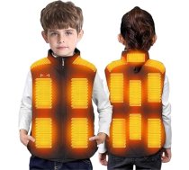 Bērnu apsildāmā veste, apsildāma jaka, bērniem, zēniem, USB uzlādējams apsildāms apģērbs, ziemas siltāks apģērbs, apsildāma veste, dūnu veste āra sportam un ikdienas valkāšanai