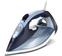 Philips Azur 7000 sērijas tvaika gludeklis - 2800 W, 50 g/min nepārtraukta tvaika padeve, 250 g tvaika pastiprināšana, vertikālā tvaika padeve, SteamGlide Plus vienīgā plāksne, Luros/Cotton Blue (DST7020/20)