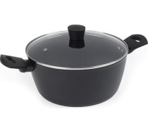 Russell Hobbs RH03266EU7 Verde Thermocollar 28 cm panna ar vāku - veselīgs keramikas nesadalāms pārklājums, nesatur PFAS, pārstrādāta alumīnija katls, sānu rokturi, temperatūras indikators, virtuves piederumi