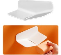 COCOMAX pašiztukšošanās ziepju trauks ar spēcīgu viskozitāti, bez urbšanas, ziepju trauks dušai, dušas ziepju turētājs, šampūna turētājs, sūkšanas ziepju trauks ar drenāžu vannas istabai un virtuvei - balts
