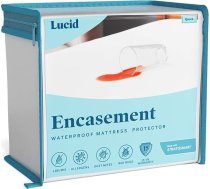 Lucid matrača aizsarglīdzeklis un pārvalks - aizsargs pret kukaiņiem - 100 % ūdensnecaurlaidīgs - 15 gadu garantija - bez vinila, Kalifornijas karaļa izmērs