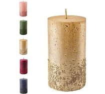 Skaistas un modernas Adventes sveces - 2 sveces - Rustic Finish - Sveces / Pillar Candles - Ziemassvētki / Ziemassvētku vainags / Adventes vainags