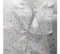 Rainbow Reflections Glitter Tissue Paper Dāvanu papīrs 750mm x 500mm Pack of 100