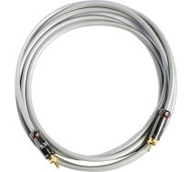 6,6 pēdas RCA Male to Male Multi ekranēšanas zemfrekvences skaļruņa kabelis ar bezskābekļa vara iekšējo vadītāju mājas kinozāles HDTV kastes pastiprinātājam AV uztvērēja skaļrunim