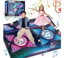 Aragallant Double Dance Mat meitenēm, muzikāls deju paklājiņš ar 2 konkurētspējīgiem režīmiem, bērnu deju paklājiņu rotaļlieta meitenēm no 3 4 5 6 7 8+ gadiem Dzimšanas dienas Ziemassvētku dāvanas