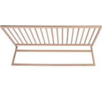 Īpaši plats, īpaši augsts koka gultas margas, dabīgs, 60 cm augsts x 140 cm plats, drošs bērnu gultas margas, iepriekš samontēts, viegli uzstādāms