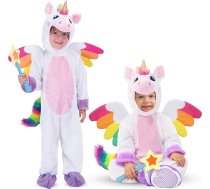 Spooktacular Creations Bērnu vienradzis kostīms meitenēm, peldkostīms, naktskrekls, naktskrekls, Ziemassvētku, Helovīna, (X-Small, (3-4 gadi), rozā)