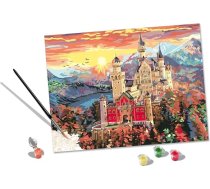 Ravensburger CreArt 20278 Pasaku pils gleznošana pēc skaitļiem pieaugušajiem, DIY gleznošanas komplekts ar otu un akrila krāsām, dāvana sievietēm un vīriešiem, gleznošana pieaugušajiem