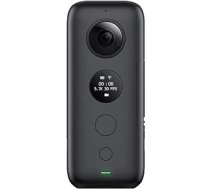 Insta360 ONE X - 360° videokamera ar 5,7K video izšķirtspēju, 18 megapikseļu fotoattēli, plūsmas stāvokļa stabilizācija, reāllaika WiFi savienojums, kas saderīgs ar iOS un Android, 3K aizzīmes laiks