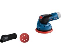 Bosch Professional GEX 12V-125 12 V sistēmas akumulatora 12 V nejaušināšanas orbitālā slīpmašīna (komplektā ietilpst slīpēšanas disks (125 mm), 1 x smilšpapīrs, putekļu maisiņš, akumulatori un lādētājs nav iekļauti komplektā)