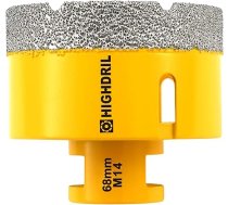 HIGHDRIL Diamond Drill Bit - 68 mm Hole Saw Tiles M14 Thread for Porcelain Tile Ceramic Granite Marble Dry Drilling Tiles Diamond Drill urbji