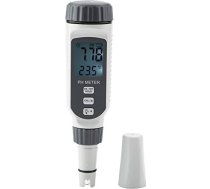 Digitālais PH mērītājs, profesionāls PH un temperatūras mērītājs Pārnēsājams ūdens kvalitātes mērītājs Acid Meter PH818 0-14 pH mērīšana Smart Precise to Sensor LCD ekrāns