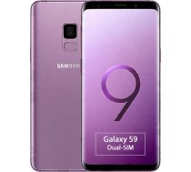 Samsung Galaxy S9 viedtālrunis (5,8 collas (14,7 cm), 64 GB iekšējās atmiņas, divas SIM kartes) - angļu versija