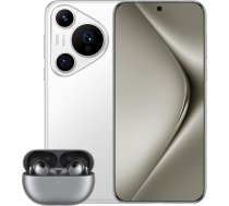 HUAWEI Pura 70 Pro viedtālrunis, 12 GB + 512 GB, īpaši ātrs uzņemšanas ātrums, īpaši apgaismota makro telefona kamera, īpaši izturīgs Kunlun stikls, 100 W uzlāde, balts + Freebuds Pro 3