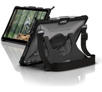 URBAN ARMOR GEAR Plasma Case for Microsoft Surface Pro 8 Case [Paredzēts Surface sertificētajam modelim, siksna rokām un plecu siksna, saderīgs ar Type Cover, statīva funkcija, Surface Pen turētājs] Ice