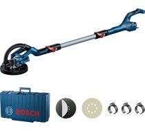 Bosch Professional žirafa GTR 550 ģipša slīpmašīna (slīpēšanas disku komplekts, smilšpapīrs, šļūtenes skava, koferis)