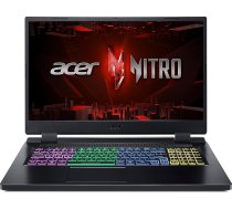 Acer Nitro 5 (AN517-55-98D8) spēļu klēpjdators | 17,3 collu WQHD 165 Hz displejs | Intel Core i9-12900H | 32 GB RAM | 1 TB SSD | NVIDIA GeForce RTX 4060 | Windows 11 | QWERTZ tastatūra | Black