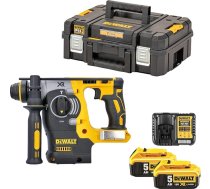 Dewalt 18 Volt SDS-plus Akku Kombihammer DCH273P2T (24 mm) (Dreh- und Schlagstopp, bürstenloser Motor, elektronische Dreh- und Schlagzahlregulierung, LED-Leuchte, 2x 5,0 Ah Li-Ion Akkus, Ladegerät)