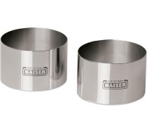 Kaiser Piccantini 8 cm apaļie tuksneša gredzeni, 2 gab. komplekts