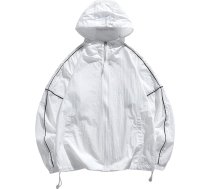 SRZYMJ Vīriešu ziemas garā jaka Āda Pelēka pārejas jaka ar kapuci Plāna āra jaka Softshell jaka Stepēta veste Zaļa funkcionāla jaka Parka Ziemas mētelis Sporta jaka Brīvā laika jaka