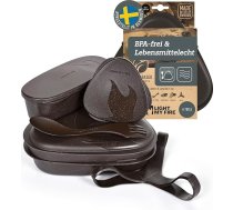 "Light My Fire Camping Crockery Set" - 6 gabaliņu salātu kaste - pusdienu kaste pieaugušajiem ar kempinga galda piederumiem - 100% BPA bezmaksas plastmasas trauki, kas ir atkārtoti lietojami - pusdienu kaste ar nodalījumiem birojam un skolai