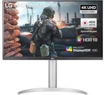 LG Electronics 27UP650P-W 4K UHD 27'' (68 cm), 3840 x 2160, 16:9, VESA DisplayHDR™ 400, AMD FreeSync™, IPS ar DCI-P3 95%, HDR10, 5ms GtG - Balts