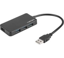 Koncentrators usb 4 porti usb 3.0 melns