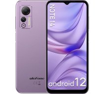 Ulefone Note 14 viedtālrunis bez līguma, 6,52 collu HD+ mobilais tālrunis bez līguma, 7 GB + 128 B paplašināms viedtālrunis lēts, 8 MP kamera 4500 mAh mobilais tālrunis lēts Dual SIM, 3 karšu slots / Face