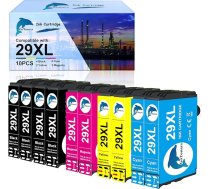 GoToners 29XL kasetnes saderīgas ar Epson 29 XL kasetnēm Expression Home XP-332 XP-342 XP-342 XP-352 XP-235 XP-245 XP-255 XP-335 XP-345 XP-355 XP-432 XP-435 XP-442 XP-445 XP-452 (Iepakojumā ar