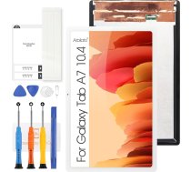 Samsung Galaxy Tab A7 T500 LCD ekrāns priekš Samsung Galaxy T500 LCD skārienjūtīgā ekrāna komplekts ar instrumentiem 10.4" SM-T500 SM-T505 (Balts)