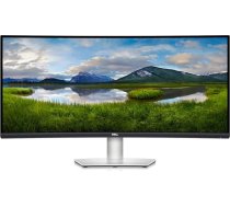 Dell S3423DWC USB-C 34 collu WQHD (3440x1440) 21:9 1800R izliekts monitors, 100 Hz, VA, 4 ms, AMD FreeSync, 99% sRGB, iebūvēti skaļruņi, USB-C, 2x HDMI, 3x USB, 3 gadu garantija