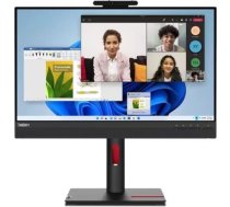 Monitors 23.8 thinkcentre tiny-in-one 24 gen 5 wled ar tīmekļa kameru 12nagat1eu