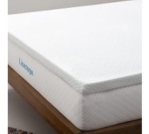Linenspa 5 cm matrača pārvalks ar atvēsinošu gēlu, atmiņas putām un mazgājamu ZIP pārvalku, 120 x 190 cm