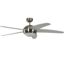 Griestu ventilators Melton Nickel 52 collas ar gaismu un tālvadības pulti lāpstiņām White