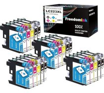 Freedomink LC223 Rezerves kārtridži Brother LC 223 LC-223 XL printeru kasetnēm, kas saderīgi ar MFC J5320DW J4420DW J4620DW J480DW J5620DW J5720DW J680DW J4625DW J880DW J5625DW DCP J4120DW J566 DW2DW(12)