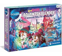 Adventes kalendārs 2024, Ziemassvētku kalendārs ar aizraujošām mīklām, 24 x mīklu spēle bērniem no 8 gadiem, 59251, Clementoni