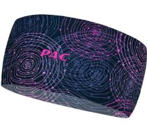 P.A.C. Ocean Upcycling Galvas lenta, izgatavota no jūras plastmasas, videi draudzīga, ilgtspējīga galvas lenta, austiņas, mitrumu notīroša galvas lenta, Unisex - Ringlet Pink, izmērs: 41-46