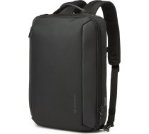 Premium klases klēpjdatora mugursoma 15,6'' klēpjdatoram ar USB siksnu 42x8x28cm - melna