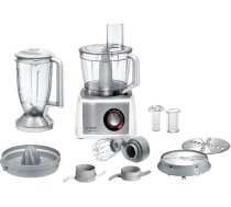 Bosch MC812S820 MultiTalent 8 / 1250 W / 3,9 litri / Multi piederumi Balts / Nerūsējošais tērauds