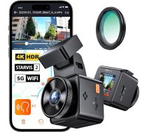 VANTRUE E1 Pro 4K HDR HDR STARVIS 2 Dash Cam Car Front, 5 GHz WLAN Mini Dash Cam ar CPL, GPS balss komandām, 15 sekunžu buferi, stāvvietas uzraudzība, lieliska nakts redzamība, 1,54 collu 160° slēpta auto kamera,