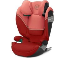 CYBEX Gold Solution S2 i-Fix bērnu sēdeklītis, automašīnām ar un bez ISOFIX, 100 - 150 cm, no aptuveni 3 līdz 12 gadu vecumam (15 - 50 kg), hibiskusa sarkans