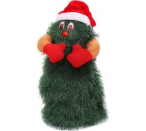 Plīša Ziemassvētku eglīte, elektriskā, dziedošā, dejojošā, Ziemassvētku eglīte, mīļa, interesanta, rotējošā, elektriskā, plīša eglīte, rotaļlieta svētkiem (24 cm)