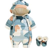 Jaundzimušo bērnu meitene apģērbs bērnu vilnas Romper ar Footie dzīvnieku Jumpsuit ar kapuci Unisex bērnu Ziemassvētku Romper elpojošs Unisex Jumpsuit bērnu vispārējo pavasarī 0-12 mēneši