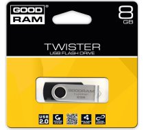 Twister 8gb melns usb2.0