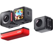 Insta360 ONE RS Twin Edition — ūdensnecaurlaidīga 4K60 kadri/s darbības kamera un 5,7K 360° kamera ar maināmiem objektīviem, stabilizācija, 48 MP fotoattēli, aktīvs HDR, AI rediģēšana