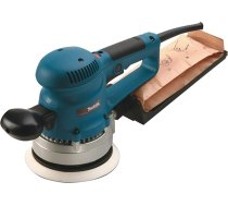 Makita BO6030JX Exzenterschleifer 150 mm + Schleifpapier-Set im MAKPAC, Blau, Silber, 13x160 mm